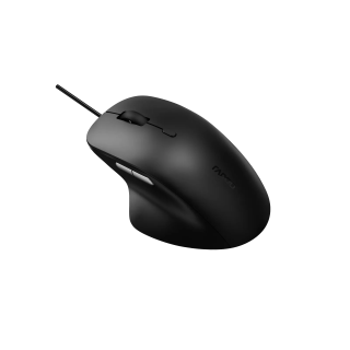 RAPOO N500 SILENT WIRED OFFICE MOUSE BK
